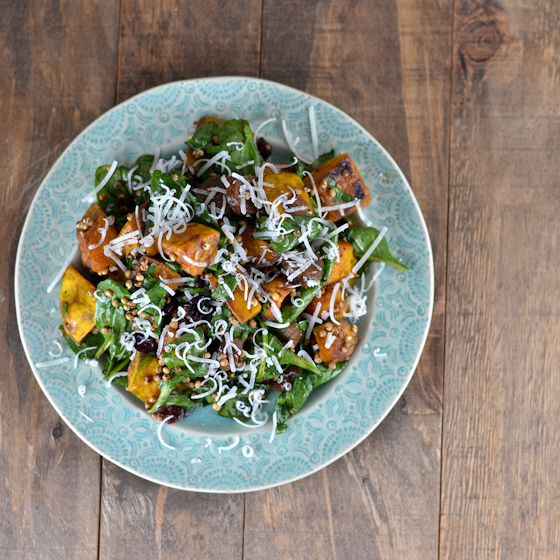 Roasted Sqash Salad with Toasted Sorghum @Cara's Cravings-1
