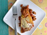 Vegan Potato Chorizo Lasagna Make, Hearty Vegan Meals for Monster Appetites, Joni Mari Newman